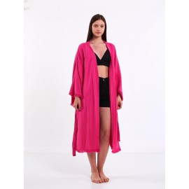 Slouchy Cotton Terry Bathrobe