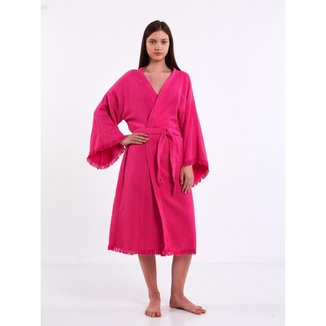 Slouchy Cotton Terry Bathrobe