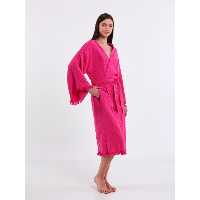 Slouchy Cotton Terry Bathrobe