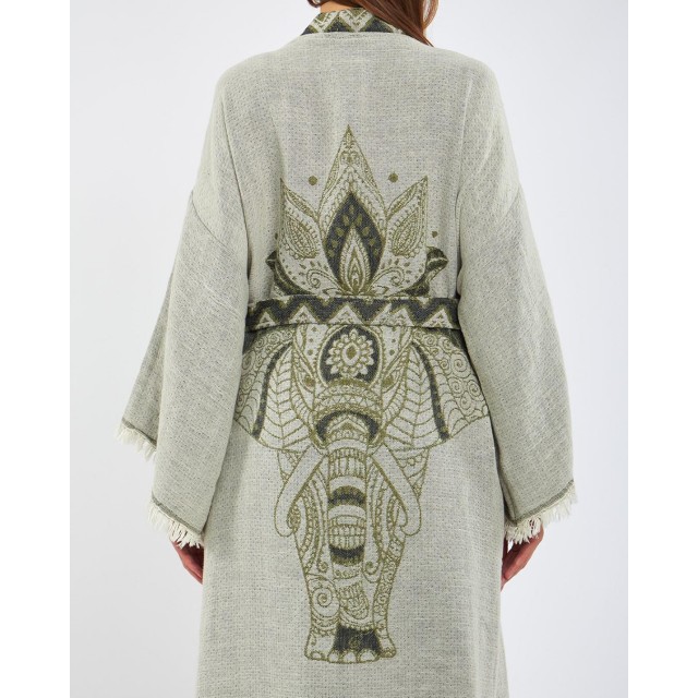 Bohemian embroidered robe