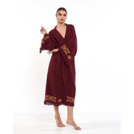 Vintage embroidered bathrobe