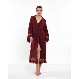 Vintage embroidered bathrobe