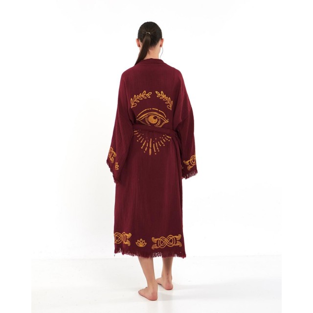 Vintage embroidered bathrobe