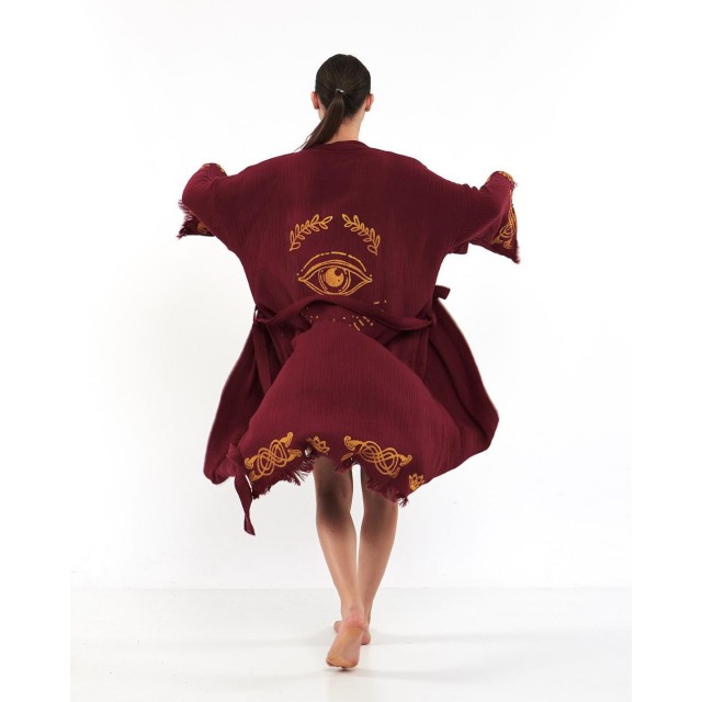 Vintage embroidered bathrobe