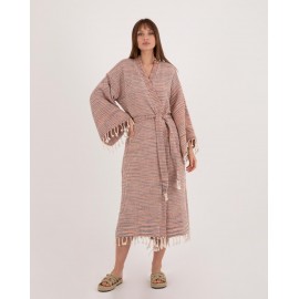 Woven Tassel Bathrobe