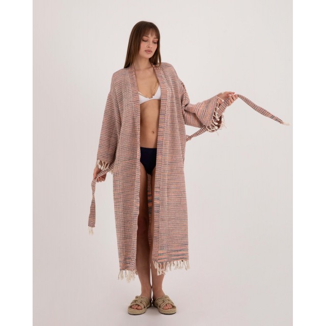 Woven Tassel Bathrobe