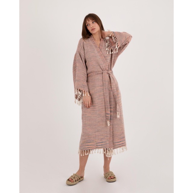 Woven Tassel Bathrobe