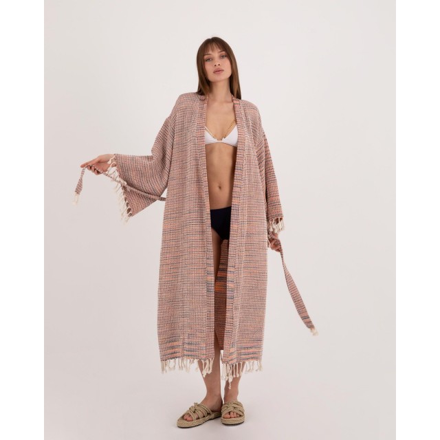 Woven Tassel Bathrobe