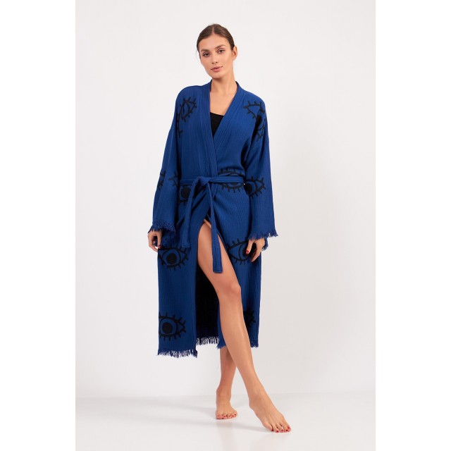 Mysterious lazy atmosphere dressing gown