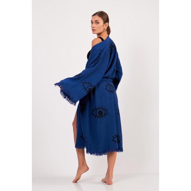 Mysterious lazy atmosphere dressing gown