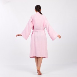 Women's Cotton Waffle Bathrobe