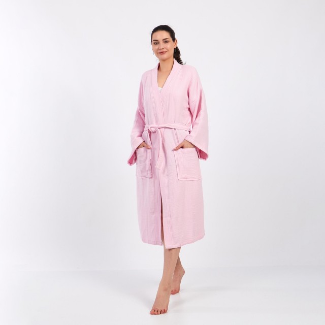 Women's Cotton Waffle Bathrobe