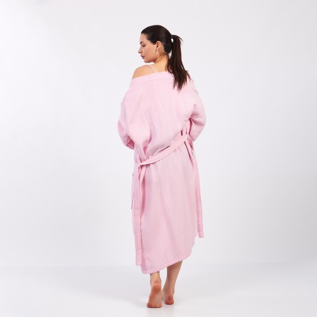 Women's Cotton Waffle Bathrobe