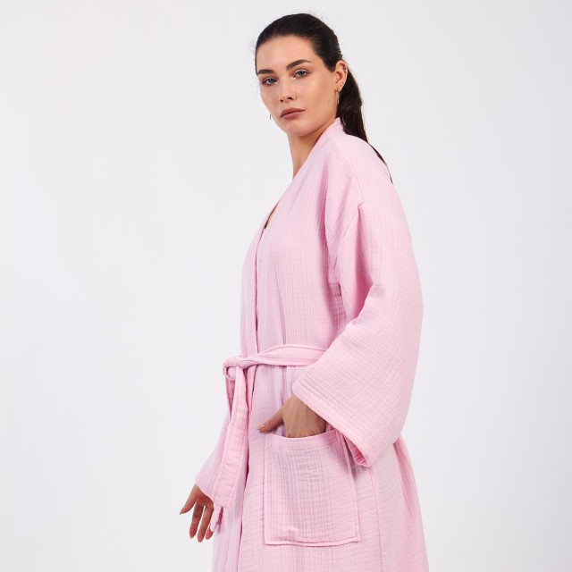 Women's Cotton Waffle Bathrobe