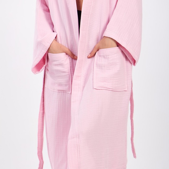 Women's Cotton Waffle Bathrobe
