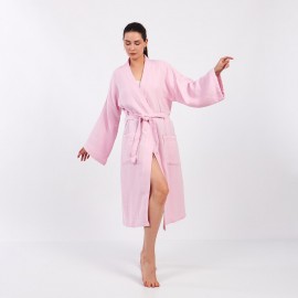 Women's Cotton Waffle Bathrobe