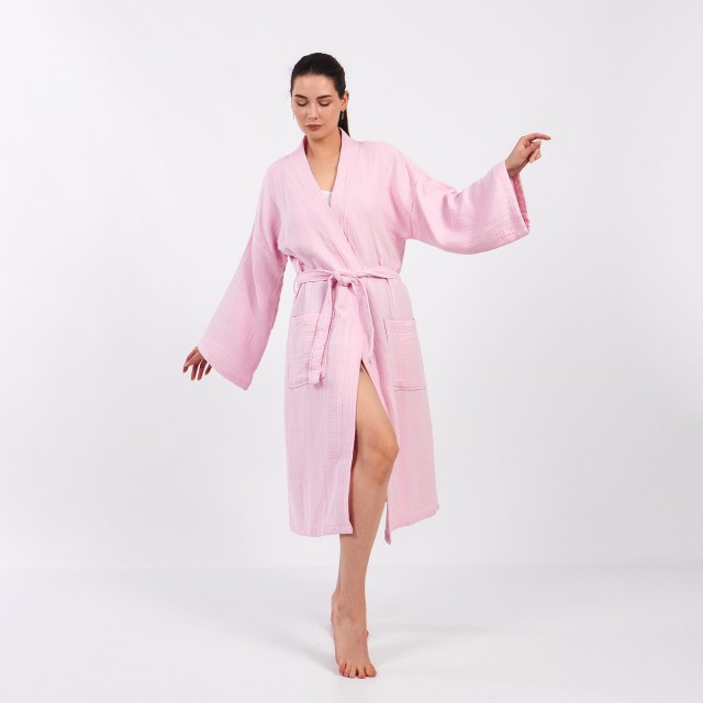 Women's Cotton Waffle Bathrobe